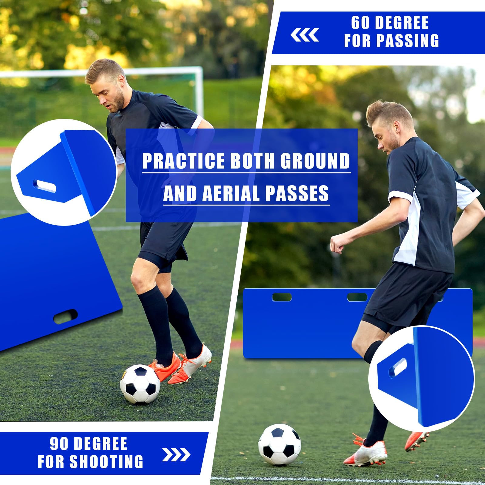 Amazon | DEEKIN サッカーリバウンダー 2つの角度 折りたたみ式